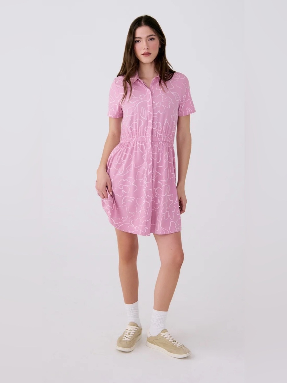 Lole Sofie Dress Short Sleeves Size Small